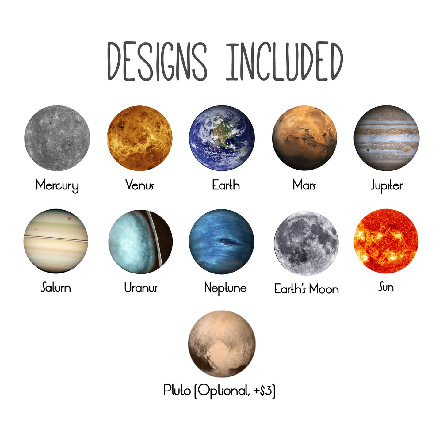 Solar System Images for Interchangeable Jewelry - Magnets Only! Magnets Yugen Handmade   